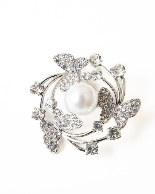 MayTree White Brosche " ", und einer