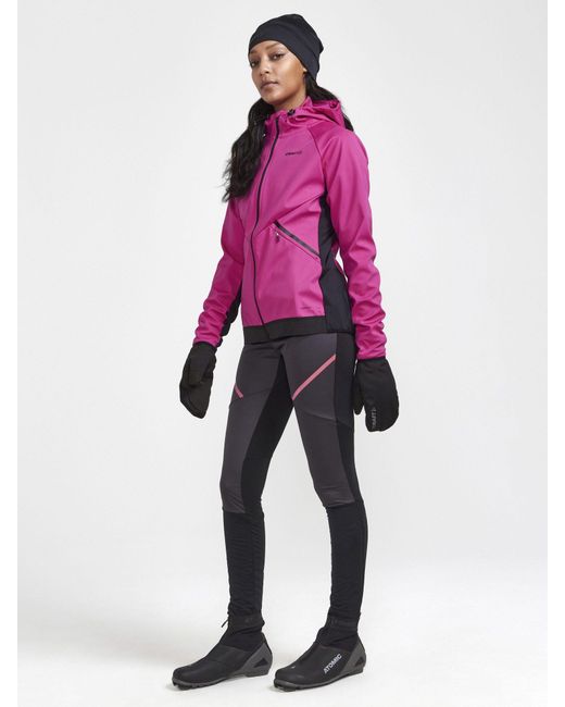 C.r.a.f.t Pink Funktionsjacke GLIDE HOOD JACKET