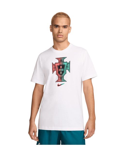 Nike Portugal Crest T-Shirt EM 2024 default in White für Herren