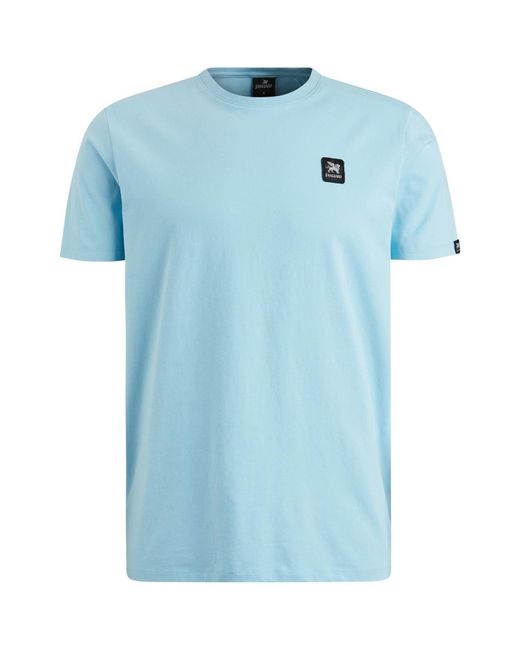 Vanguard T-Shirt Crewneck cotton elastan jersey in Blue für Herren