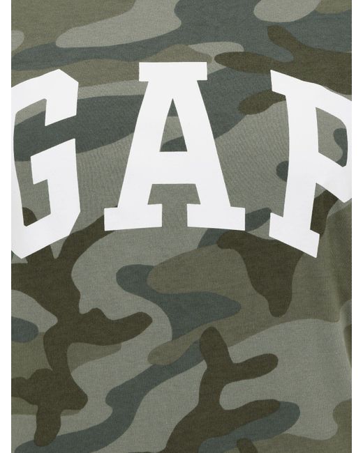 Gap Tall Green T-Shirt (1-tlg) Plain/ohne Details