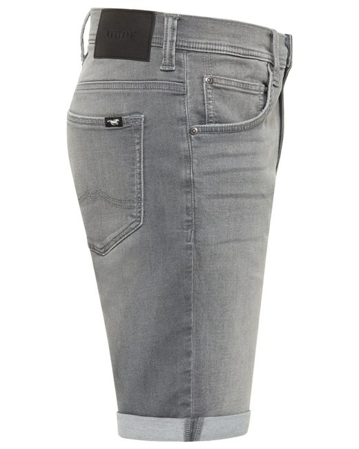 Mustang Slim-fit-Jeans Style Chicago Shorts Z in Gray für Herren