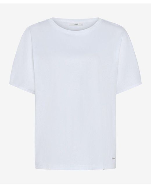 Brax White Kurzarmshirt Style CAELEN