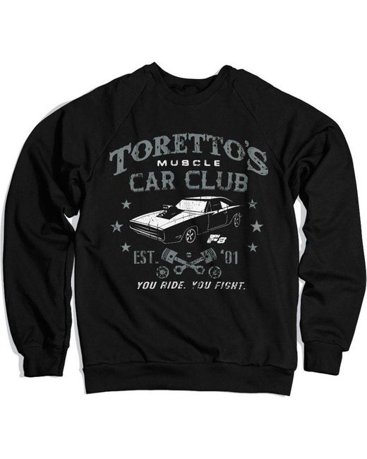 The Fast and the Furious Fast and the Furious Rundhalspullover in Black für Herren