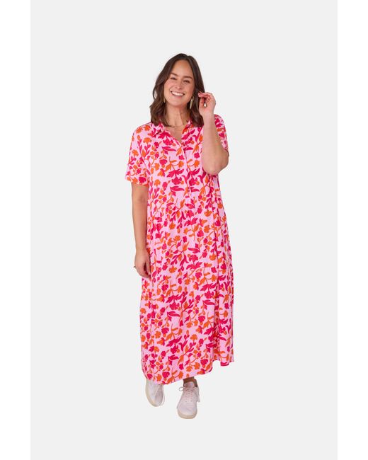 LIEBLINGSSTÜCK Red Sommerkleid mit All-Over Print