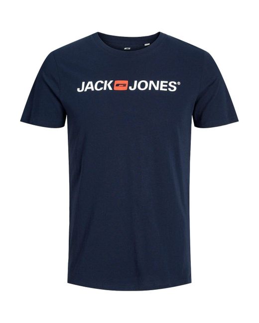 Jack & Jones T-Shirt JJECOPR OLD LOGO (1-tlg) in Blue für Herren
