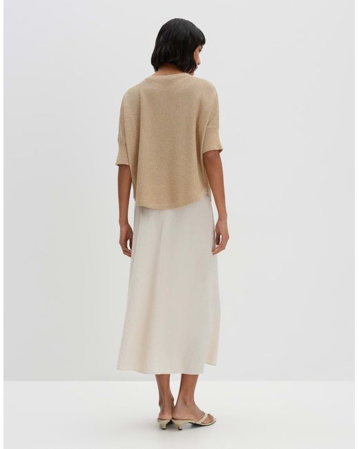 someday. Natural Strickpullover TELANOR aus texturiertem Viskose Mix