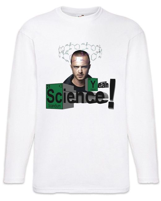 Urban Backwoods Langarmshirt Yeah Science Jesse Langarm T-Shirt Better Pinkman Breaking Walter in White für Herren