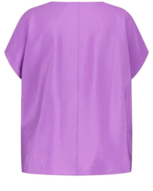 Samoon Purple Shirtbluse