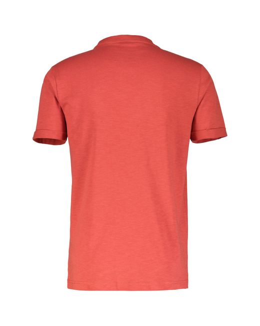 Lerros T-Shirt mit modischem Print in Red für Herren