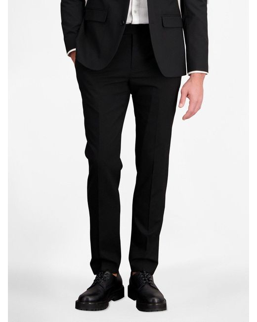 Lerros Baukastenhose Anzughose mit Stretchanteil, gerade geschnitten in Black für Herren