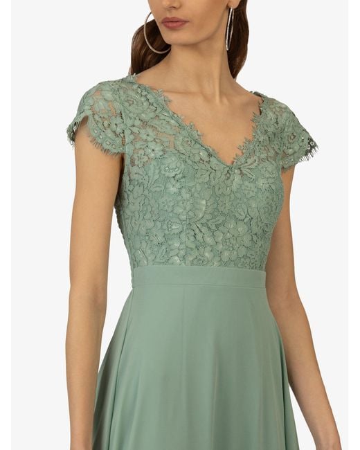 Kraimod Green Abendkleid aus hochwertigem Material in femininem Stil