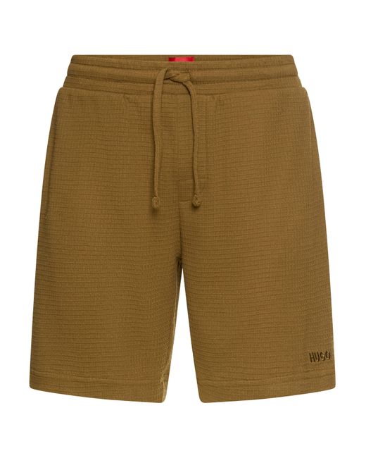 HUGO Pyjamashorts Austin Short mit Tunnelzug in Green für Herren