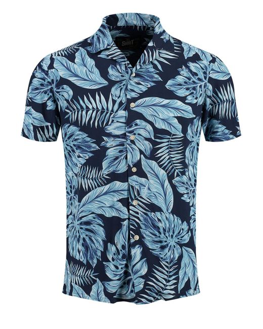 Key Largo Langarmhemd Hemd MSH BELIZE Regular Fit Kurzarm (1-tlg) in Blue für Herren