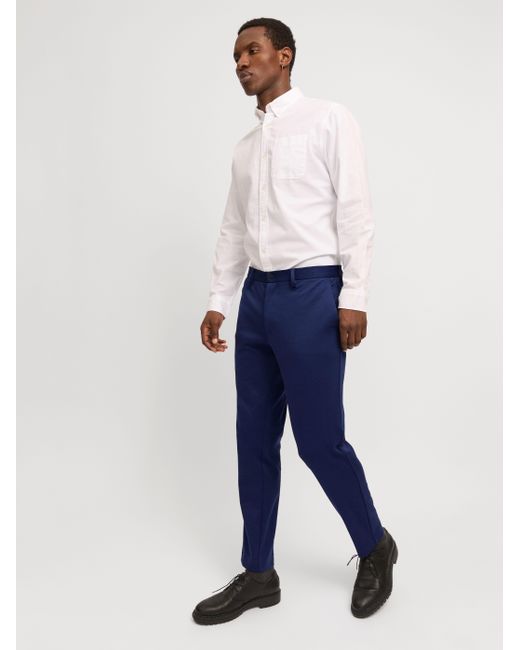 Jack & Jones Anzughose JPRJAXON JERSEY TROUSER NOOS in Blue für Herren