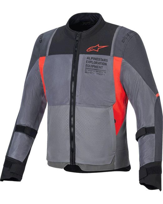 Alpinestars Motorradjacke ST-2 Air Motorrad Textiljacke protektoren reißfest in Gray für Herren