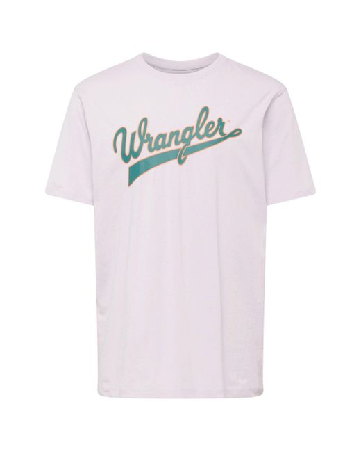 Wrangler T-Shirt (1-tlg) in Pink für Herren
