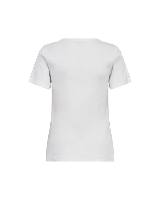 Soya Concept White Kurzarmshirt