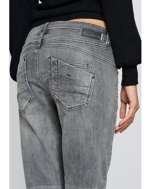 Gang Black Relax-fit-Jeans 94AMELIE mit Used-Effekten