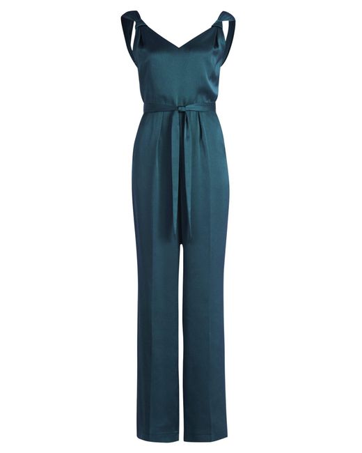 Vera Mont Green Jumpsuit ohne Arm (1-tlg) Design