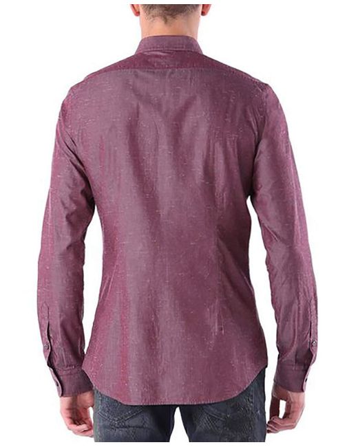 DIESEL Langarmhemd S-Nami CAMICIA Hemd in Purple für Herren