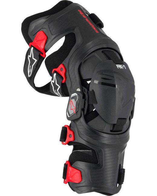 Alpinestars Hoodie RK-7 Plasma Knieorthesen Atmungsaktiv belüftet robust in Black für Herren