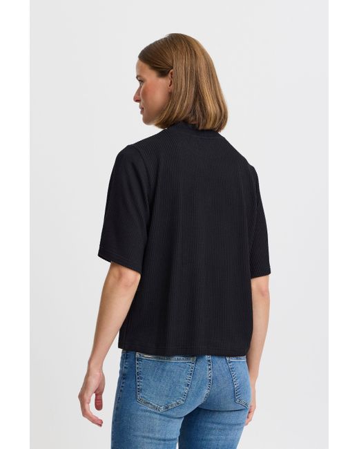 B.Young Black BYPESINA SS TSHIRT - modisches T-Shirt mit Fledermausärmeln