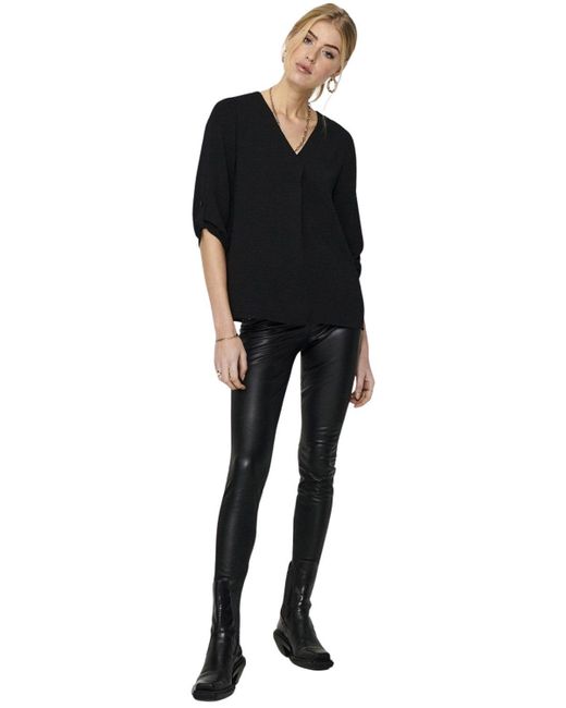 Jdy Green Blusenshirt (2er-Pack) Basic Bluse Top im Doppelpack