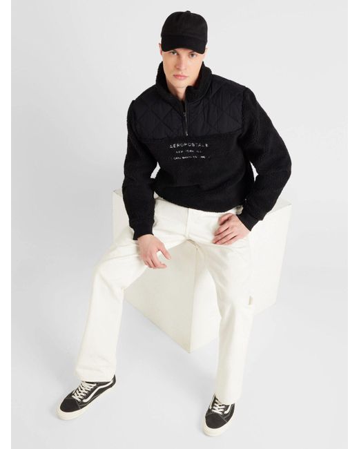 Aéropostale Sweatshirt (1-tlg) in Black für Herren