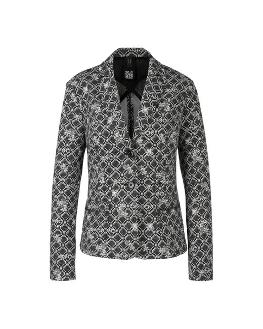 Marc Cain Gray Jerseyblazer Zip It Premium mode