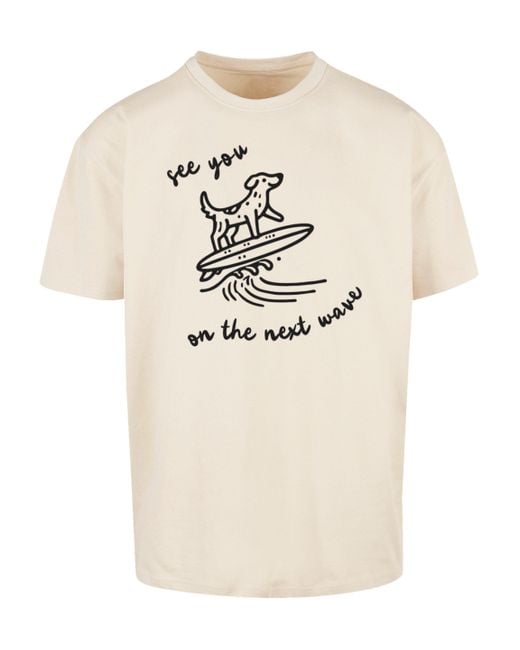 F4NT4STIC Shirt See You On The Next Wave Premium Qualität in Natural für Herren