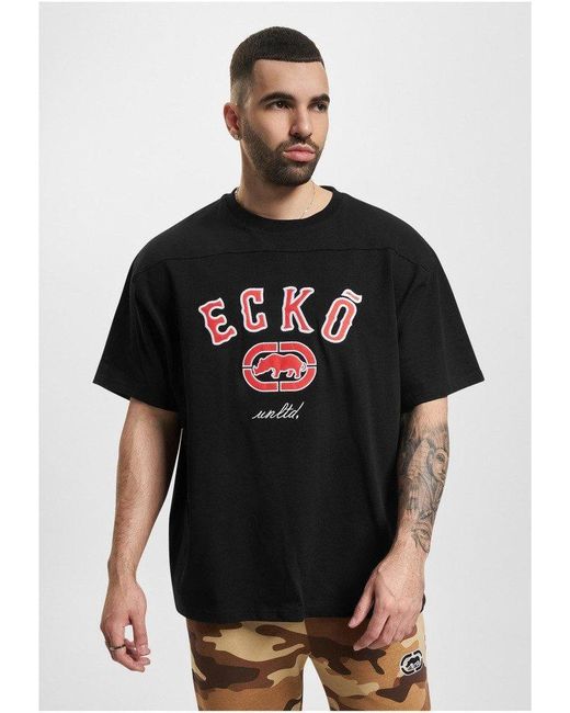 Ecko' Unltd Boxy Cut T-Shirt in Black für Herren