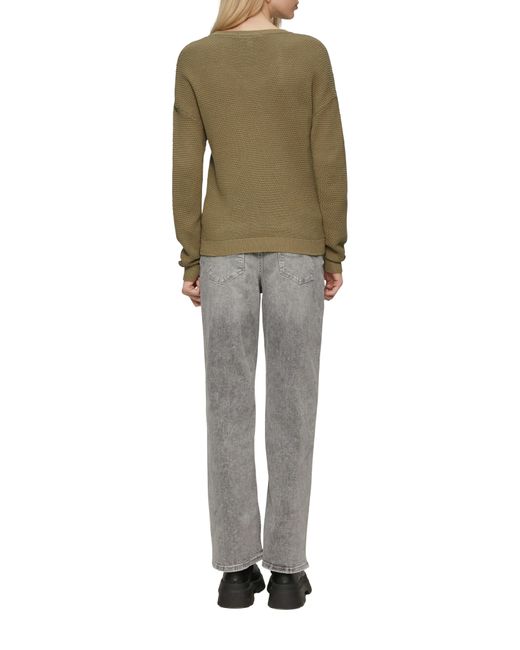 S.oliver Green V-Ausschnitt-Pullover