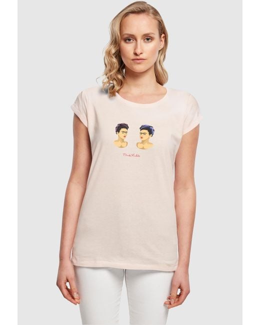 Merchcode T-Shirt Ladies Frida Kahlo in Pink | Lyst DE