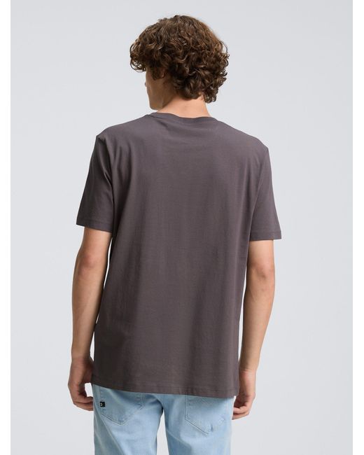 Tom Tailor T-Shirt mit Foto-Print in Gray für Herren