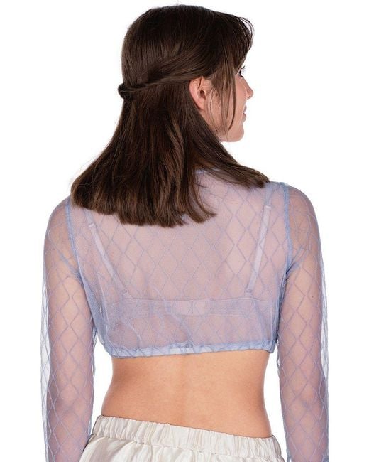 Marjo Purple Dirndlbluse