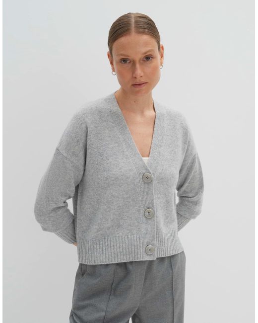 someday. Gray Strickpullover Strickjacke Tunja aus Kaschmir