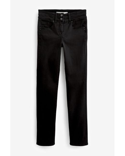 Next Black Push-up- Lift, & Shape Slim Jeans (1-tlg)