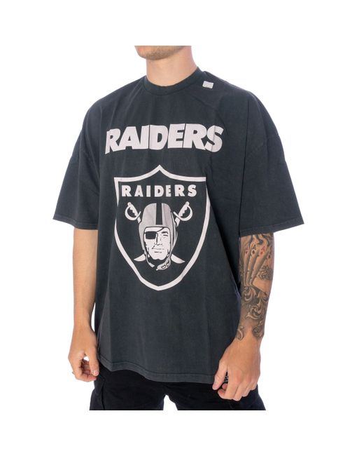Re:Covered T-Shirt NFL Raiders Shild, G L in Black für Herren