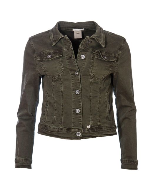 Heimatliebe Green Jeansjacke mit Brusttaschen