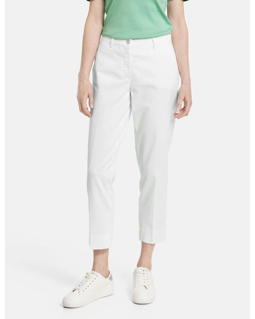 Gerry Weber White 7/8-Hose Chino KIRSTY CITYSTYLE