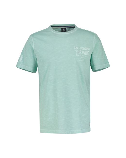 Lerros T-Shirt für mit Brustprint in Green für Herren
