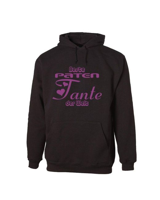 G-graphics Blue Hoodie Beste Patentante der Welt trendigem Frontprint mit Spruch