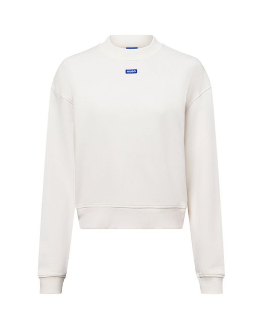 HUGO White Sweatshirt Delessa