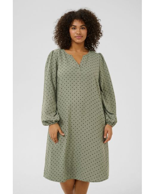 Kaffe Green Blusenkleid Kleid KCnika Große Größen