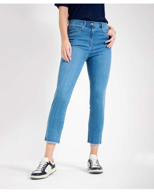 RAPHAELA by BRAX Blue 5-Pocket-Jeans Style LUCA 6/8 DEKO