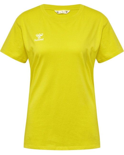 Hummel Yellow Hmlgo 2.0 T-Shirt /S Woman