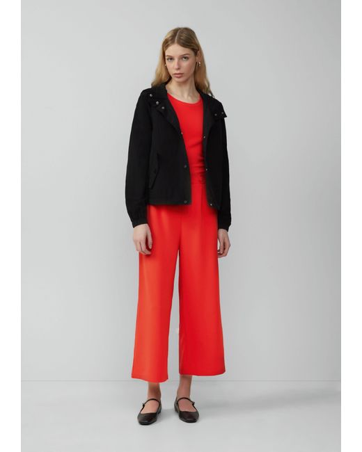 QS Red 7/8-Hose Culotte aus Interlockjersey Zierknopf