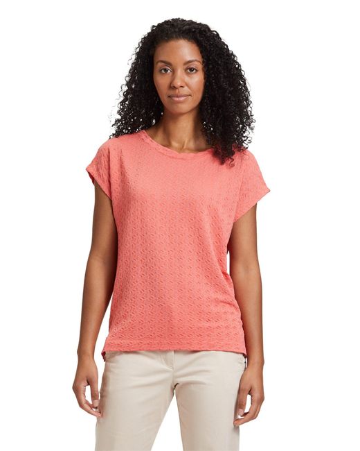 BETTY&CO Pink Kurzarmshirt Casual-Shirt