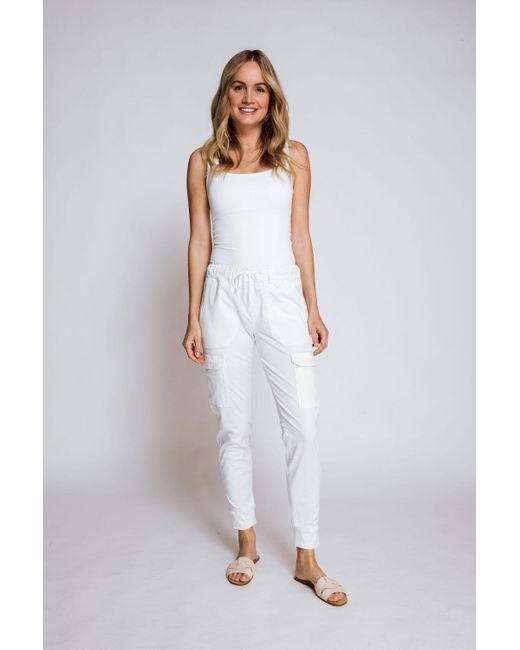 Zhrill White Cargohose